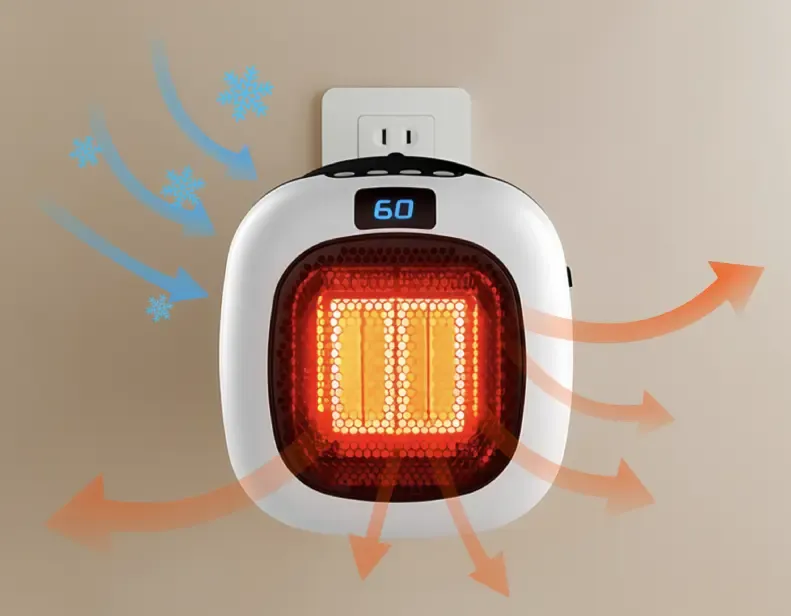 Chauffage d'appoint portable WarmPro en utilisation