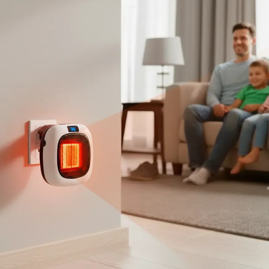 Chauffage portable WarmPro dans un intérieur